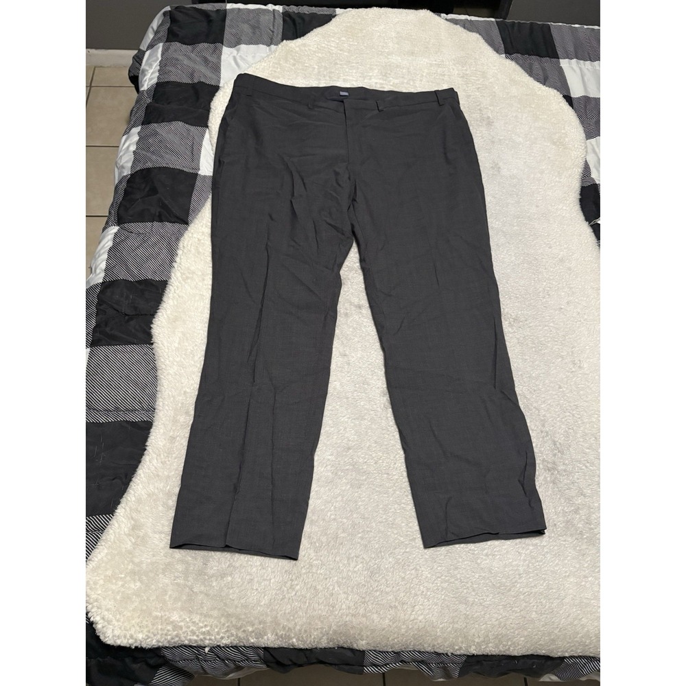 Cole Haan Men's Gray Wool Blend Straight Dress Pants Size 42x28 Trousers